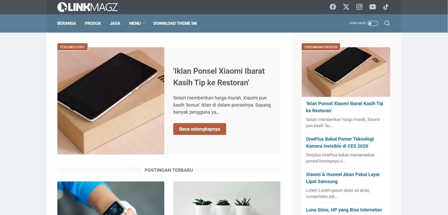 Download LinkMagz Blogger Template Gratis (Update 2024)